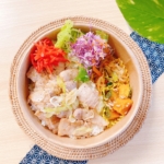 豚バラ肉のネギ塩焼き丼