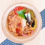 ポークソテー和風粒マスタードソース