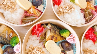 12月21日塩焼きサバと季節のお惣菜