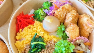 0328とり天とそぼろごはん