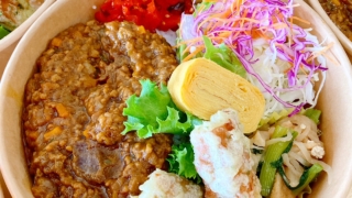 0427牛すじ肉入りのドライカレー